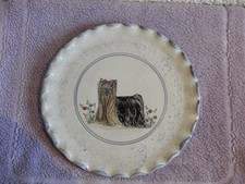 Sammelteller Wandteller Yorkshire Terrier 22cm