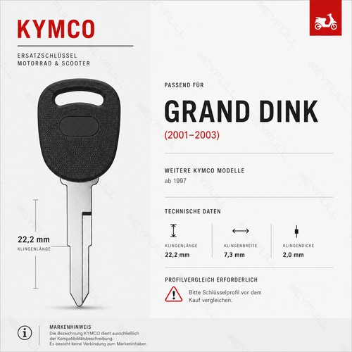 Kymco motorradschlüssel - kymco,