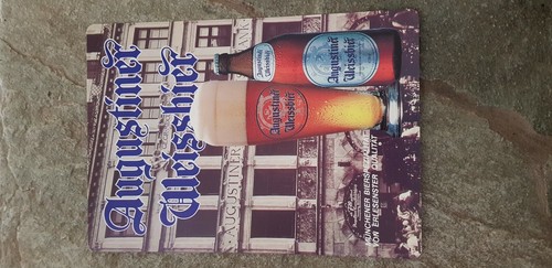 Augustiner weissbier schild - weissbier,