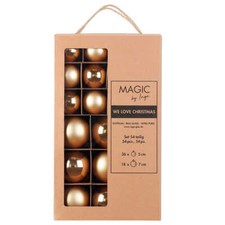 Weihnachtskugeln gold