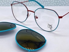 Whisky Candy Brille Herren Damen großBlau Türkis Rot Sonnenclip Black Hole Sun