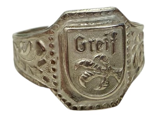 Militärischer silber ring ww1 - silber,