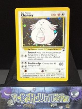 Pokemon Karte Chansey 3/130 Base Set 2 Holo Rare WOTC Light Play