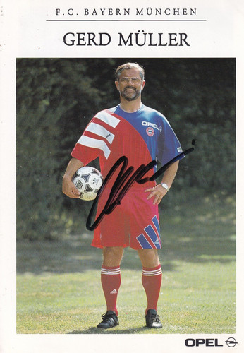 Autogramm gerd müller - autogramm,