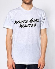 WHITE GIRL WASTED JAGGEDTSHIRT