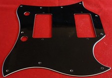 Für Gibson SG - Vintage Batwing-Pickguard Schlagbrett schwarz für 2 Humbucker