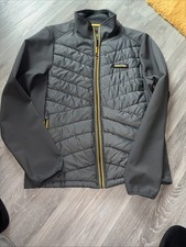 Nautica Competition Softshell Jacke grau - gelbe Nähte Größe S NEU
