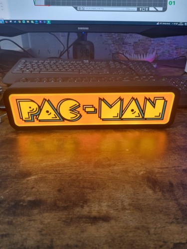 Pacman light box retro - pacman,