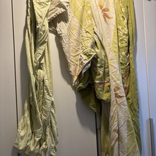 bettbezug 135x200 3 Teilig Kissen Decken Bezug Spannbettlaken Grün Set Komplett 