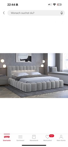 Polsterbett lamica holzrahmen - polsterbett,