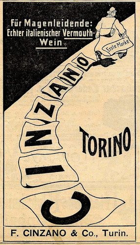 Anzeige reklame 1907 cinzano - anzeige/reklame,
