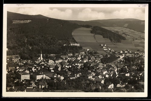 Ansichtskarte freiwaldau - ansichtskarte,