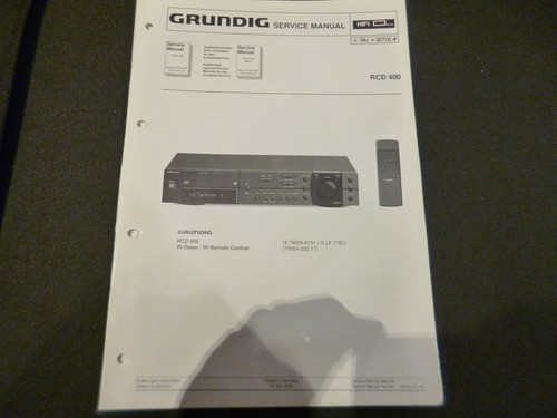 Original service manual - service,