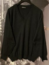 Breidhof Wollpullover Pullover mit  Schurwolle Gr. 54 Anthrazit Top Zustand