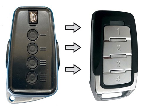 Ersatz handsender für sh4 - ersatz, sh4-d