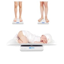 Digitale Babywaage Kunststoff 50g bis 100kg, mit Haltefunktion, rutschfest