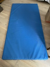 5 cm dicke XL Weichbodenmatte, 196x98 cm, blau, für jedes Alter, gebraucht