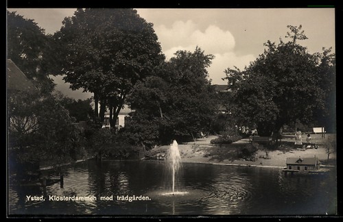 Ystad klosterdammen med - ystad,,