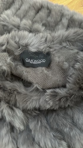 Oakwood weste poncho echtfell - poncho,