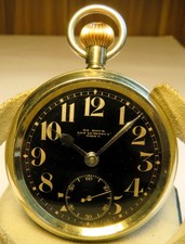 Omega Mark V Militär Britische Militär Aviation Taschenuhr Broad Arrow WK WW 1 I