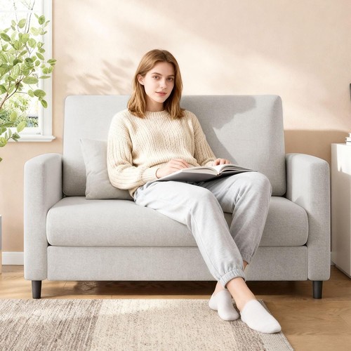 Sofa sitzer stoffsofa couch - 2-sitzer,