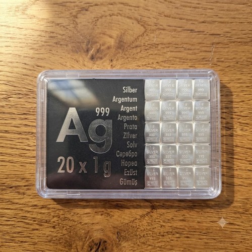 20g silberbarren 20x - 20g,