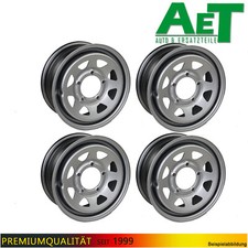 4 X Stahl Felge DOTZ PHARAO SILBER 15 Zoll 6Jx15 - LADA NIVA / TAIGA  4x4