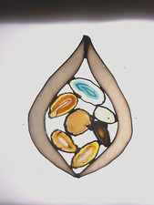 Fensterbild, Handarbeit