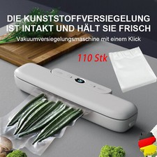 3 In1 Vakuumiergerät Vakuumierer Folienschweißgerät Lebensmittel 110 Beutel