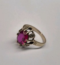 333 gelbgold ring - g, mit