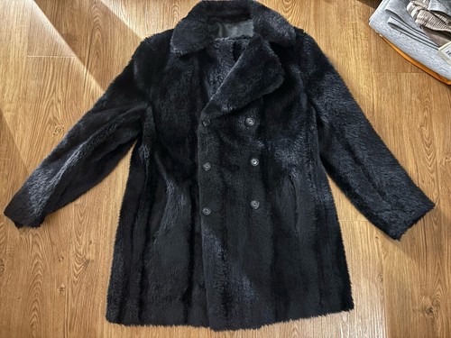 Pea coat mantel kunstpelz - mantel,
