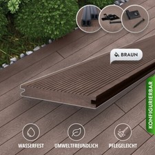 Wpc massiv terrassendielen - wpc,