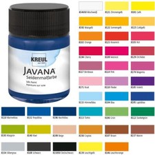 Kreul Javana Seidenmalfarbe Seidenfarbe bügelfixierbar - 50ml - 34 Farbtöne