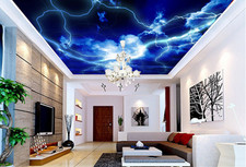 3D Blitz Himmel 77 Fototapeten