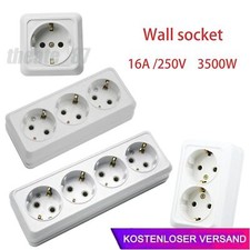 Aufputz Schuko Steckdosen
