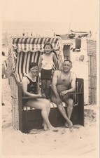 Foto AK Personen am Strand