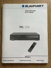Blaupunkt RTV-750 HIFI Bedienungsanleitung 