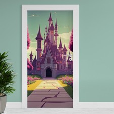 Türfolie "Schloss" 90x200cm