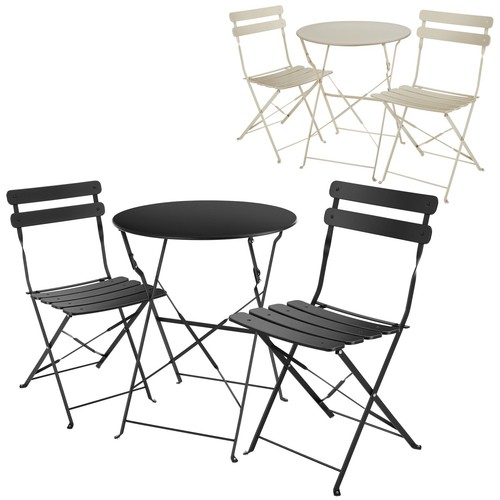 Bistrotisch set teilig - bistrotisch, 3-teilig