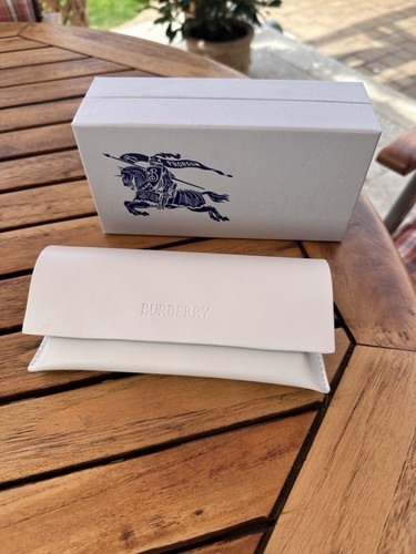Burberry brillenetui neu weiß - brillenetui,