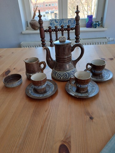 Quimper steingut mokka set - hb,