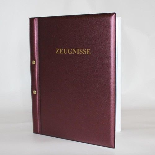 Zeugnismappe mit - zeugnismappe,