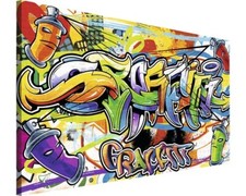 Leinwandbild Graffiti 100x75
