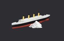 RMS Titanic + Eisberg –