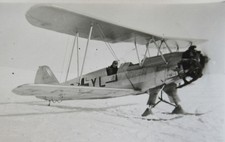 Altes Foto deutsches Flugzeug