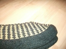 Hausschuh Handarbeit Stricksocken Ballerina 20 cm