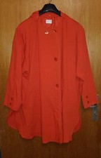 034R) Happy Heidemann  Jacke  Cardigan Swinger  Größe  40  Rot Hell