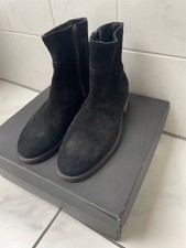Belstaff Boots Townmaster 1955 Herren Wildleder Gr. 42 Schwarz Top!