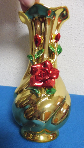 Vase goldfarben mit - vase🌷goldfarben,