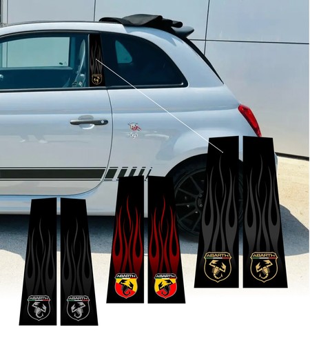 Aufkleber sticker pfosten - 2x,